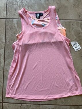 IDEOLOGY  Pink Athletic Tank Top - Medium